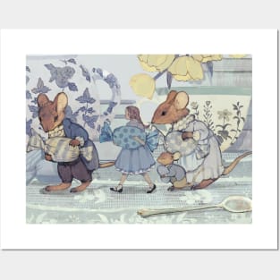 Mouse family Posters and Art